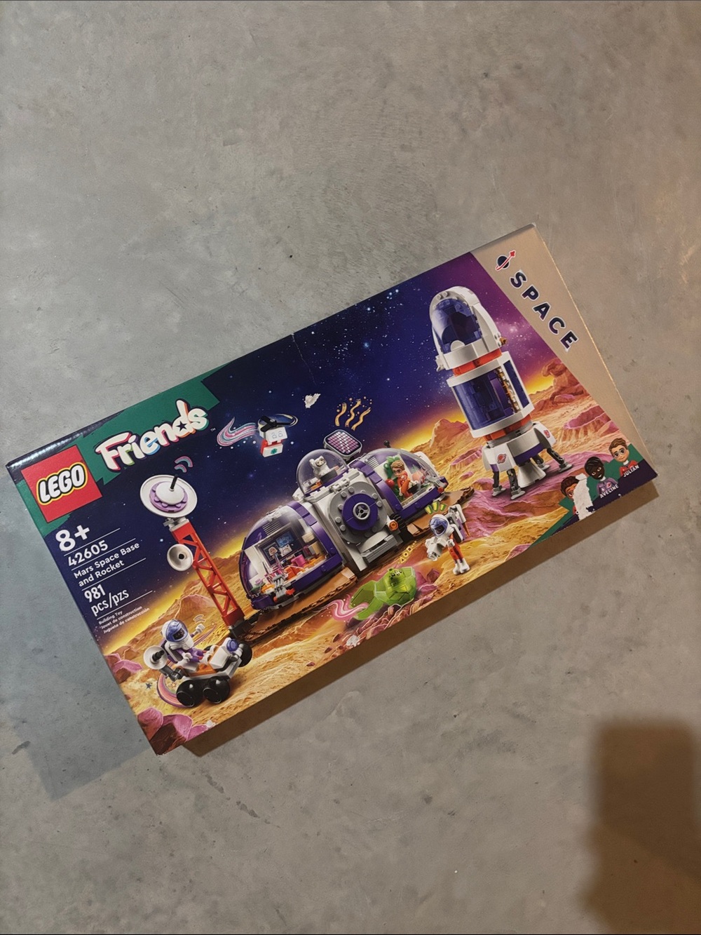 Lego Friends Space Base Playset - Purple, White, Blue